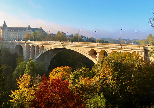 Well-known bridge in Luxembourg