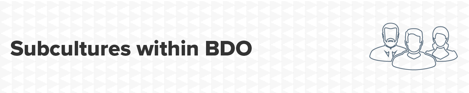subcultures within bdo